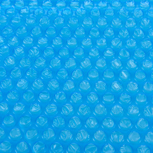 Solar Poolabdeckung Ferrarno rund Blau [en.casa]