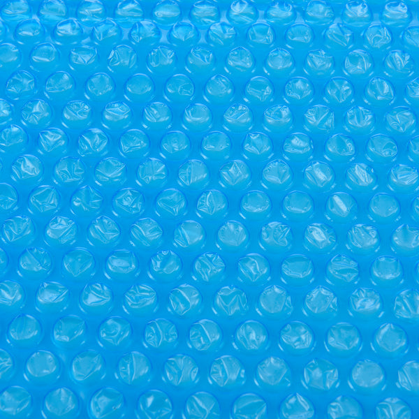 Solar Poolabdeckung Ferrarno rund Blau [en.casa]