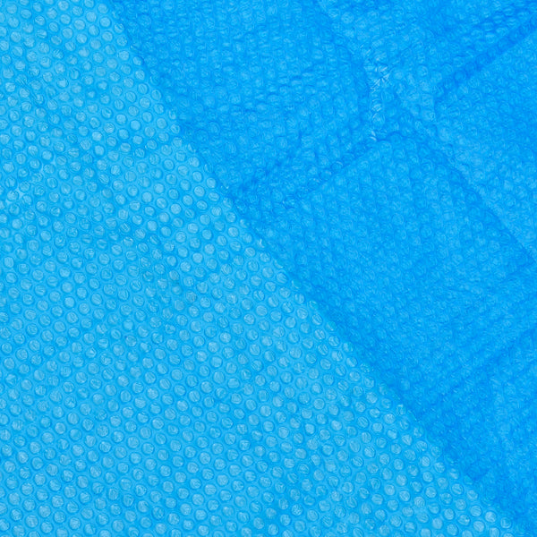 Solar Poolabdeckung Ferrarno rund Blau [en.casa]