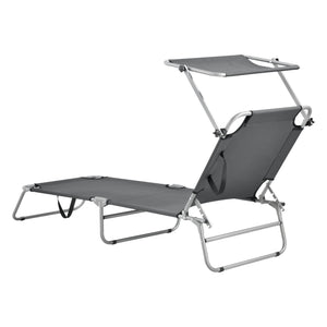 Sonnenliege Argozelo 186x55x24 cm [casa.pro]