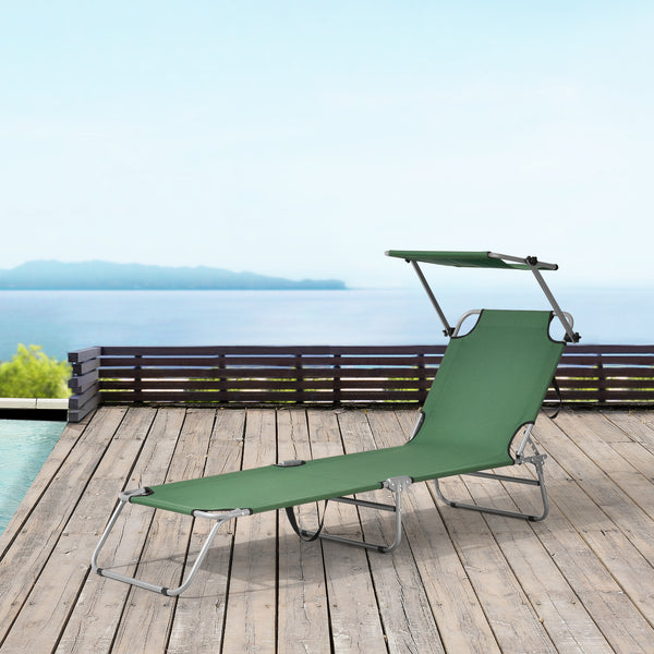Sonnenliege Argozelo 186x55x24 cm [casa.pro]