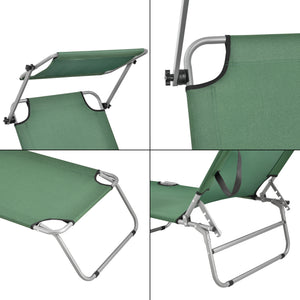 Sonnenliege Argozelo 186x55x24 cm [casa.pro]