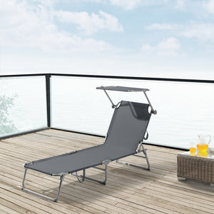 Sonnenliege Getaria 189x57x28 cm [en.casa]