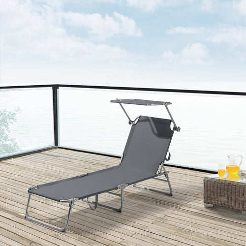 Sonnenliege Getaria 189x57x28 cm [en.casa]