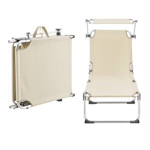 Sonnenliege Legorreta Aluminium 189x57x28 cm [en.casa]