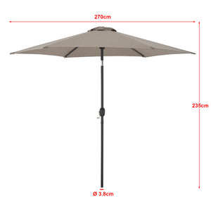 Sonnenschirm Altino mit Knickgelenk [casa.pro]