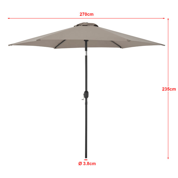 Sonnenschirm Altino mit Knickgelenk [casa.pro]