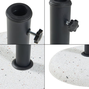 Sonnenschirmständer Bitritto Beton Ø45x6 cm [casa.pro]