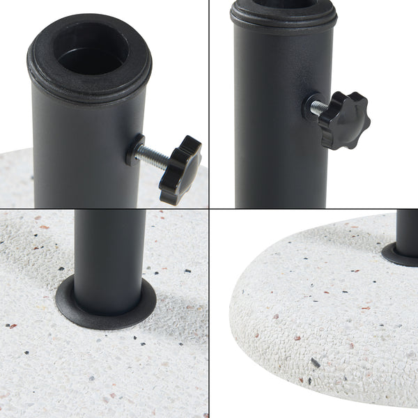 Sonnenschirmständer Bitritto Beton Ø45x6 cm [casa.pro]