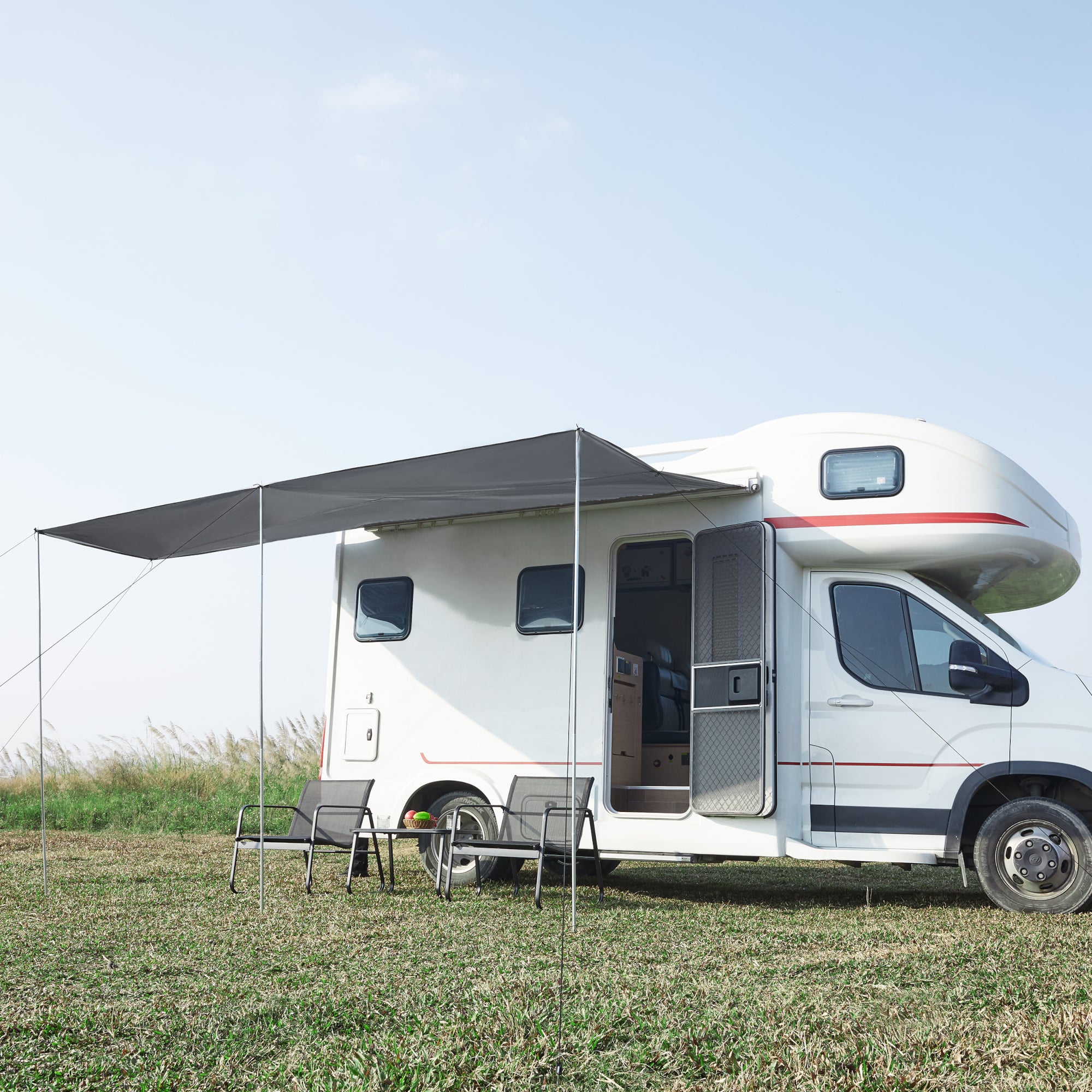 pro.tec Wohnwagen-Vordach Beuningen – Outdoor-Schatten fürs Camping