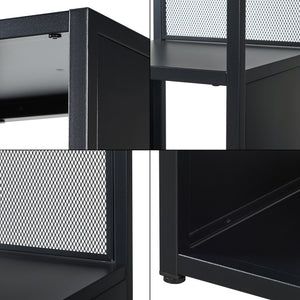 Standregal Finspång 185x38x38 cm [en.casa]