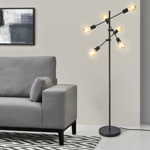 Stehleuchte Craigavon 154cm x 28cm Schwarz [lux.pro]