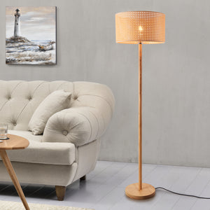 Stehleuchte Rochdale E27 Gelbbraun [lux.pro] - premiumXL