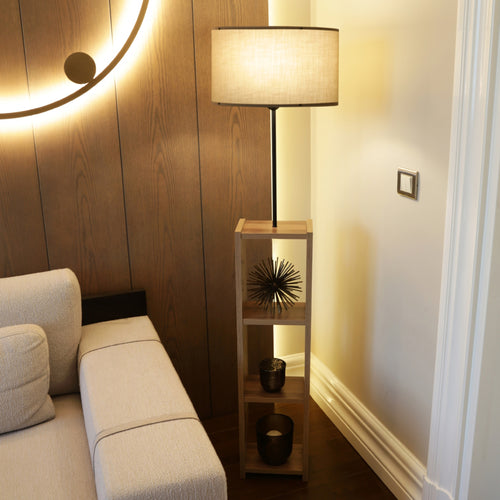 Stehleuchte Redditch Beige [lux.pro] - premiumXL