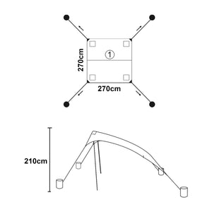 Strandzelt Bernheze [pro.tec]