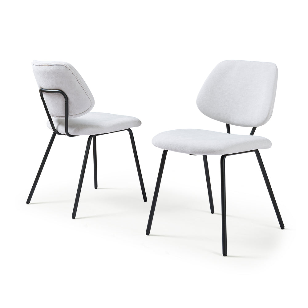 Esszimmerstuhlset Köma Webstoff [en.casa]