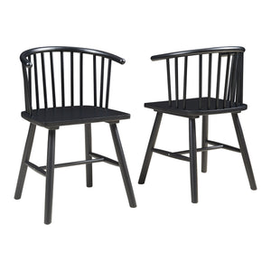 Esszimmerstuhl Stami 2er Set Holz [en.casa]