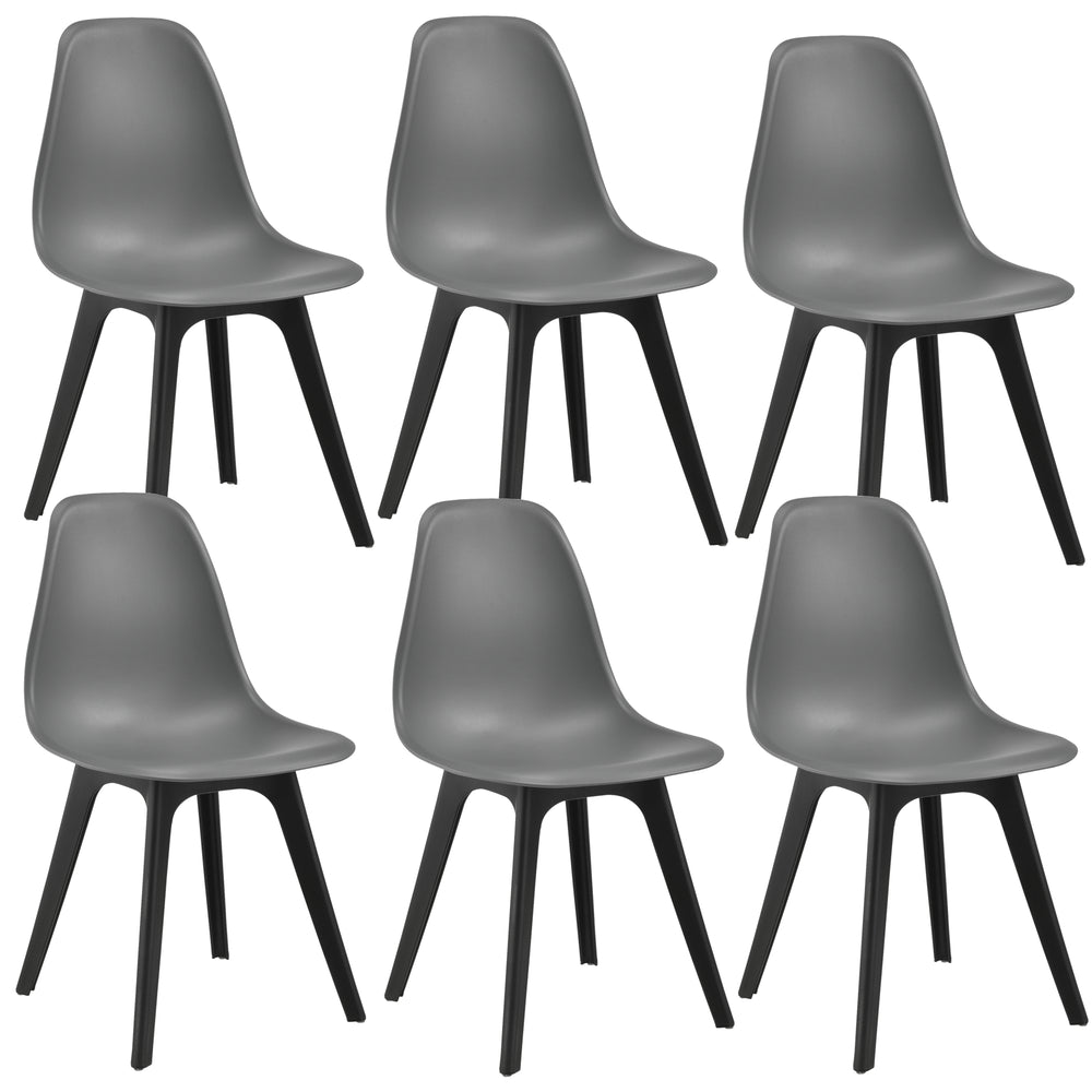 6er - Set Esszimmerstuhl Brevik 83x54x48 cm in versch. Farben en.casa - premiumXL