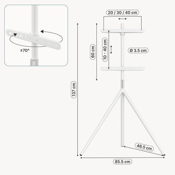 TV-Halterung Valle max. 65 Zoll [pro.tec]