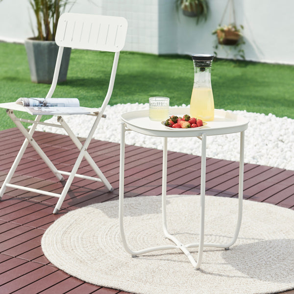 Tabletttisch Sandefjord Stahl [en.casa]