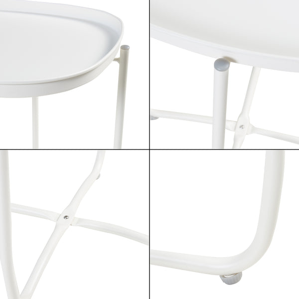 Tabletttisch Sandefjord Stahl [en.casa]