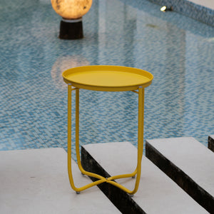 Tabletttisch Sandefjord Stahl [en.casa]