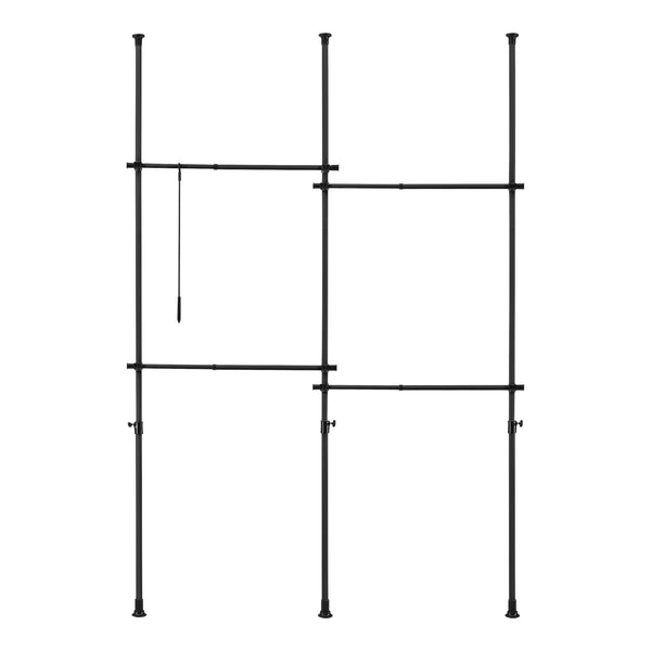 Teleskopgarderobe Kemi [en.casa]