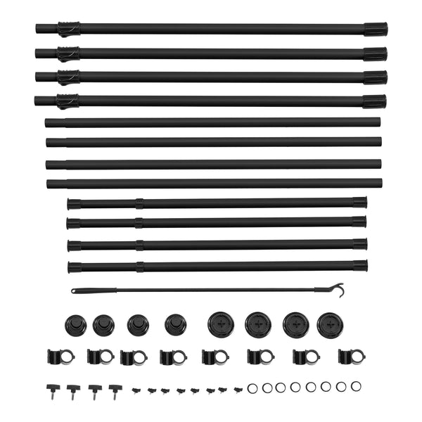 Teleskopgarderobe Kemi [en.casa]