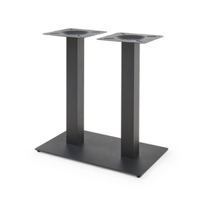 Tischgestell Vadejord Stahl 70x40x73 cm Schwarz [en.casa]