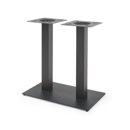 Tischgestell Vadejord Stahl 70x40x73 cm Schwarz [en.casa]