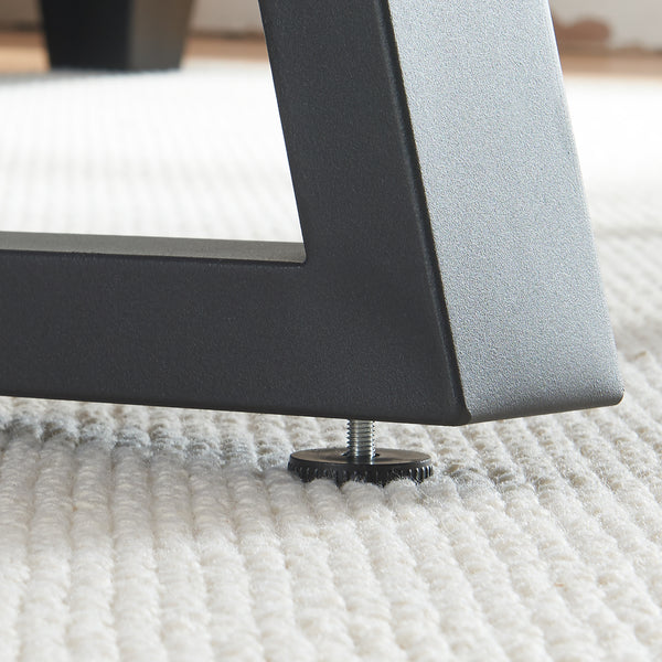 Tischgestell 2er Set Greiling Schwarz [en.casa]