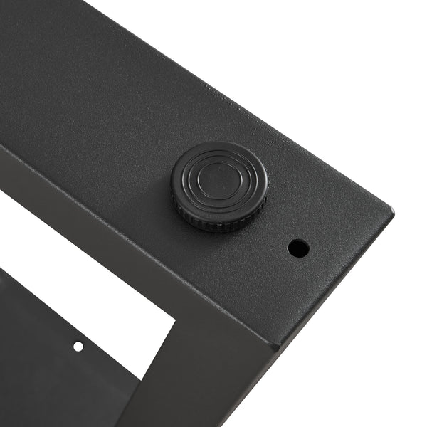 Tischgestell 2er Set Greiling Schwarz [en.casa]