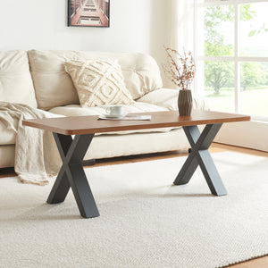 Tischgestell 2er Set Maribo Schwarz [en.casa]