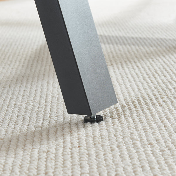 Tischgestell 2er Set Eschau Stahl Schwarz [en.casa]