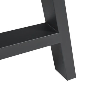 Tischgestell 2er Set Eschau Stahl Schwarz [en.casa]