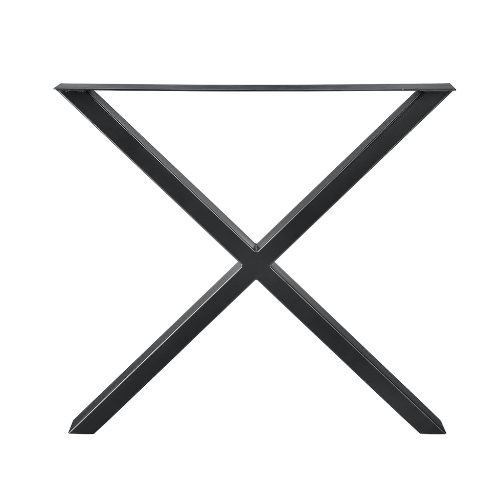 Tischgestell Greith 2er - Set X - Form in versch. Farben und Größen [en.casa] - premiumXL