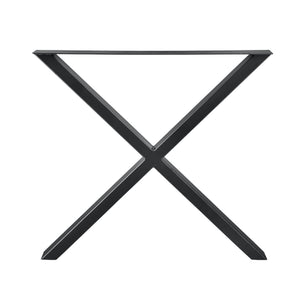 Tischgestell Greith 2er-Set X-Form in versch. Farben und Größen [en.casa]