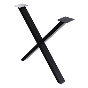 Tischgestell Høng Schwarz versch. Größen [en.casa]