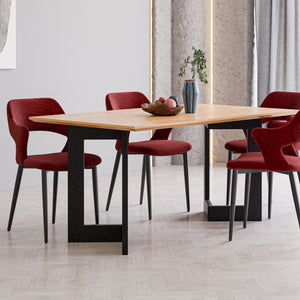 Tischgestell Kaskinen 2er Set Stahl [en.casa]