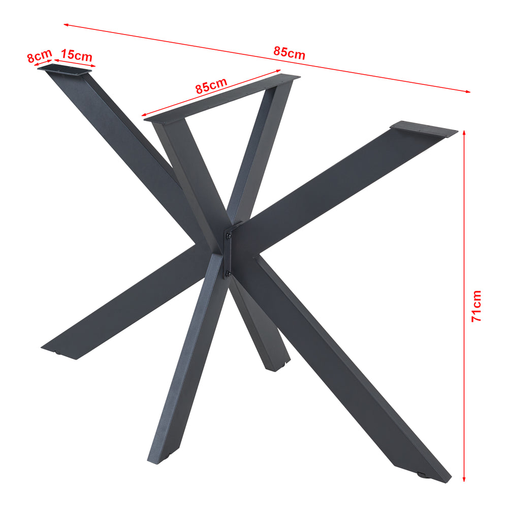 Tischgestell Oberau Stahl [en.casa]