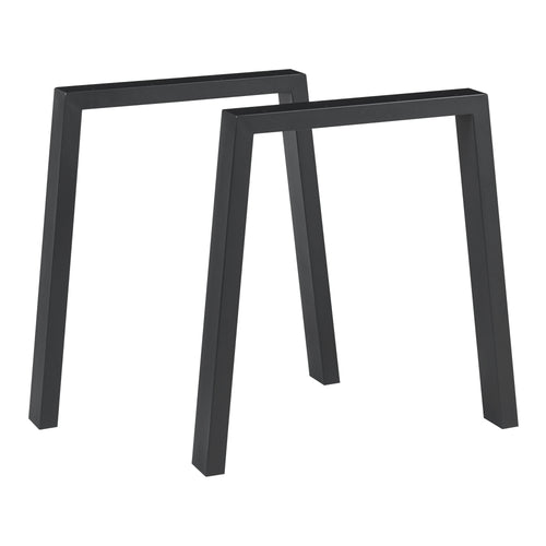 Tischgestell 2er Set Kraftisried 72x70cm Schwarz [en.casa] - premiumXL
