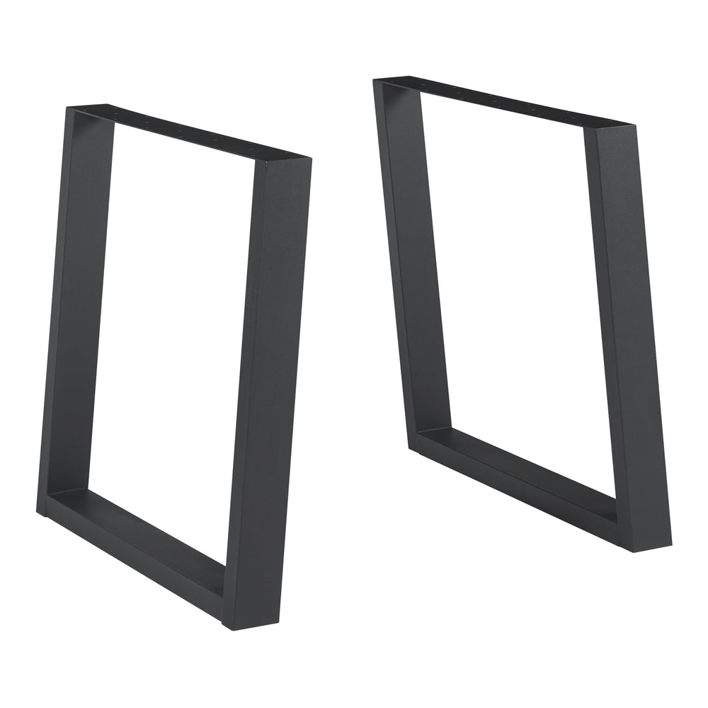 Tischgestell 2er Set Lülsfeld Schwarz [en.casa]