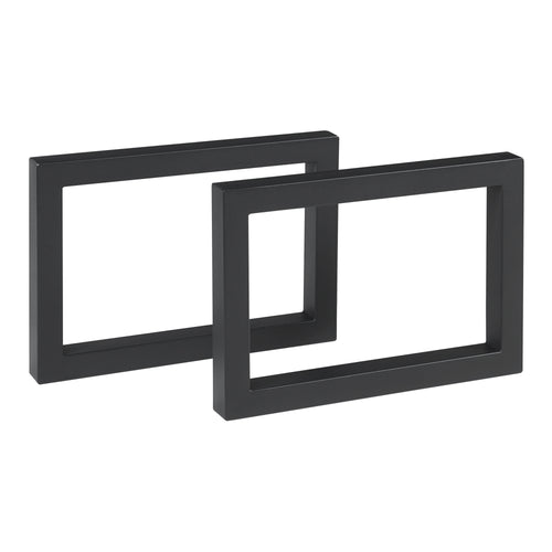 Tischgestell 2er Set Lunderskov 35x50cm Schwarz [en.casa] - premiumXL