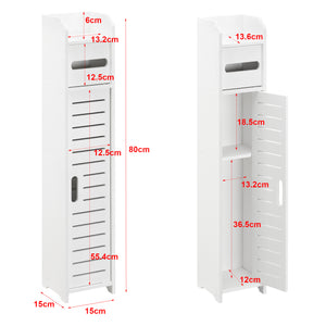 Toilettenpapierhalter Leoben 80x15x15 cm versch. Farben [en.casa]