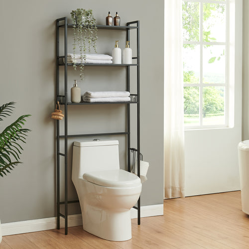Toilettenregal Ljukhobro 164x64x20 cm [en.casa]
