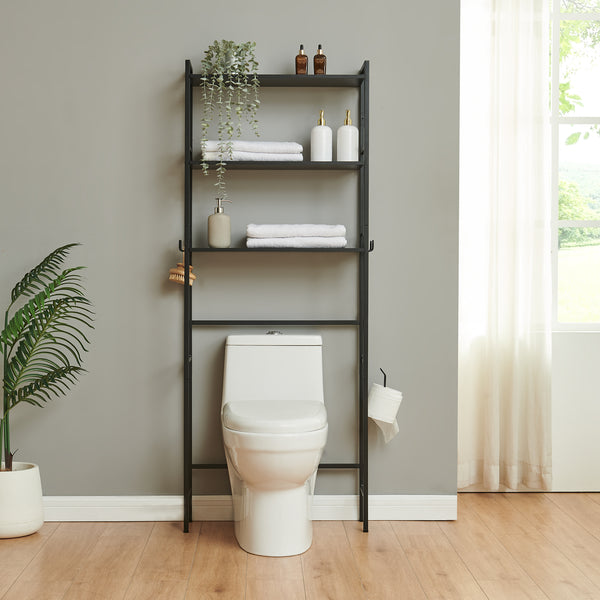 Toilettenregal Ljukhobro 164x64x20 cm [en.casa]