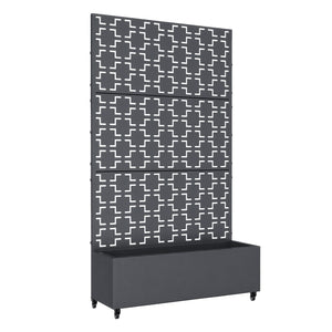 Trennwand Aaskis mit Blumenkasten [casa.pro]