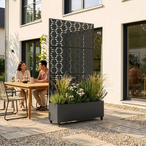 Trennwand Aaskis mit Blumenkasten [casa.pro]