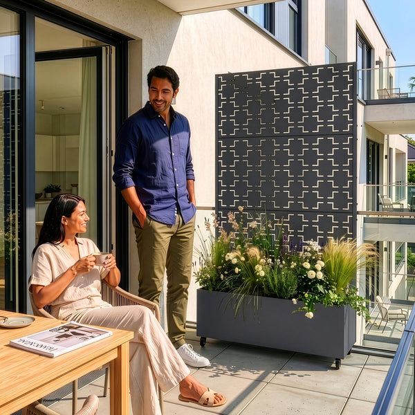 Trennwand Aaskis mit Blumenkasten [casa.pro]