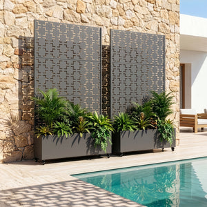 Trennwand Aaskis mit Blumenkasten [casa.pro]